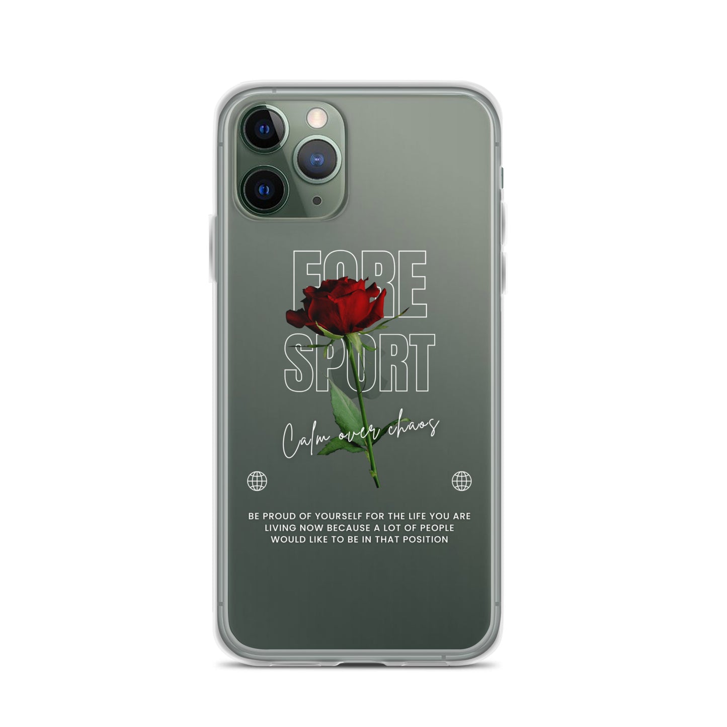 Fore Sport Rose Clear Case for iPhone®