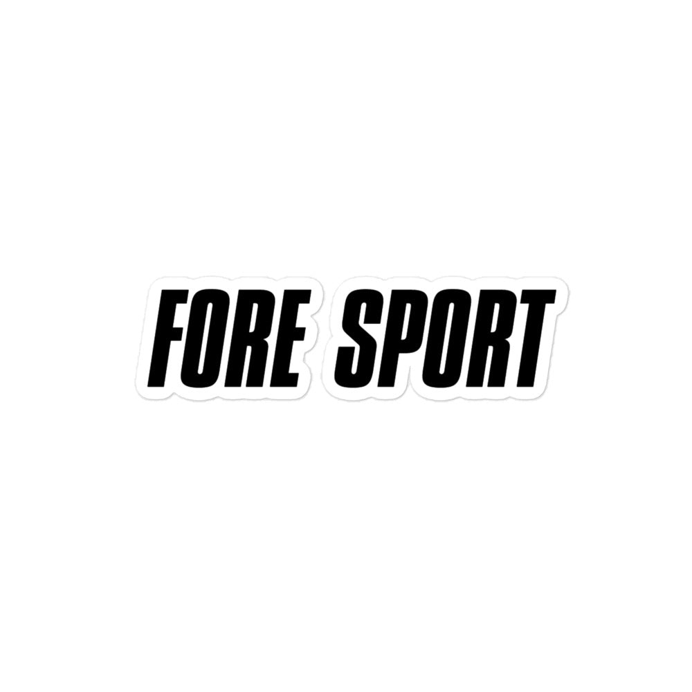 Fore Sport Logo Bubble-free stickers