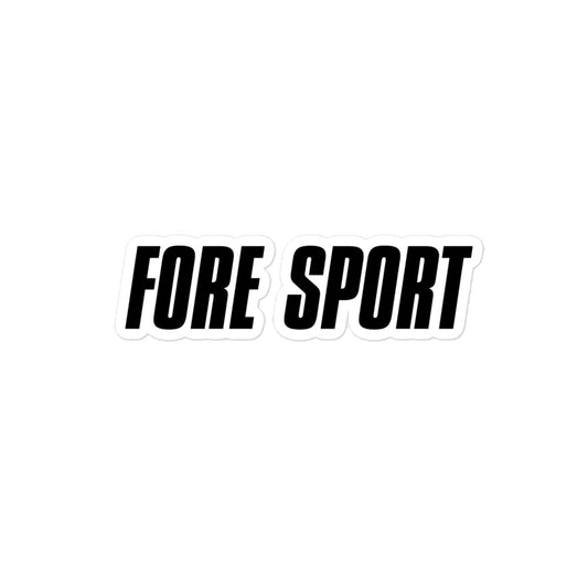 Fore Sport Logo Bubble-free stickers