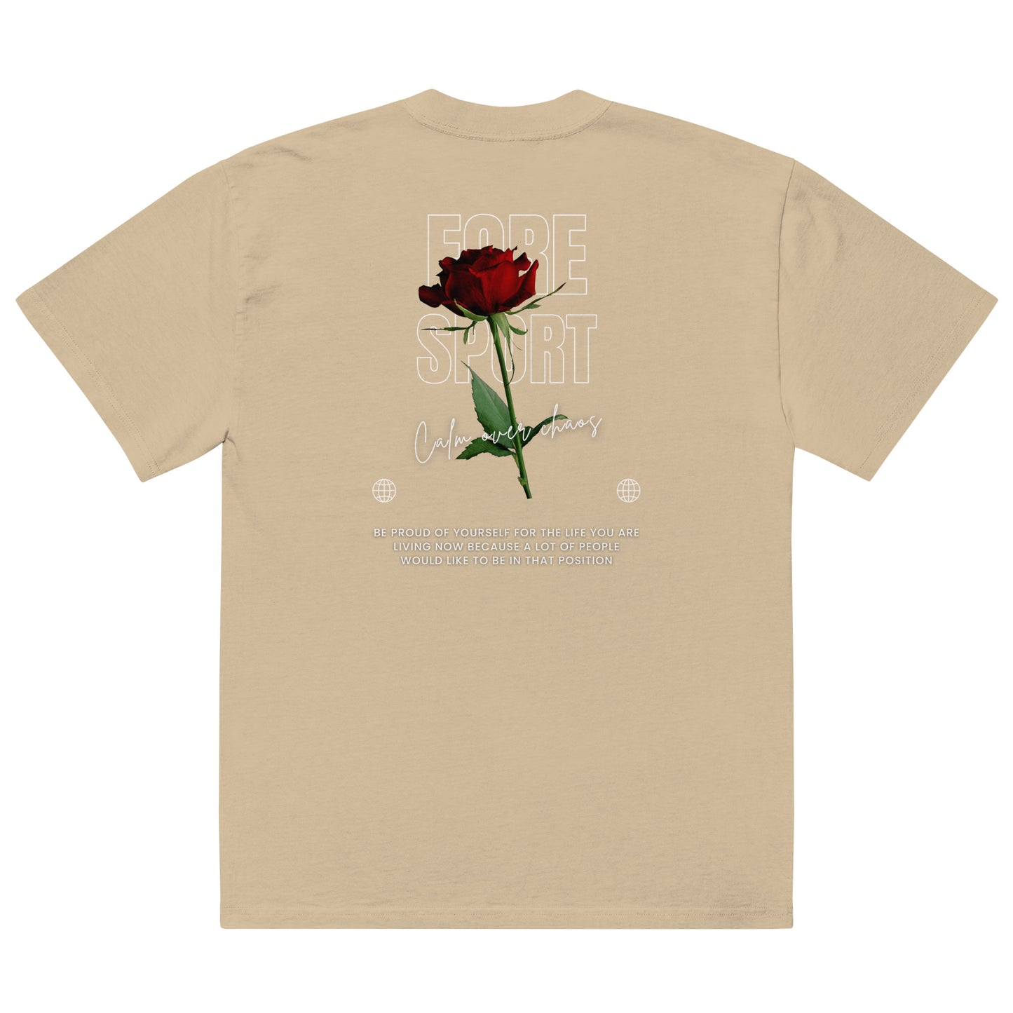 Fore Sport Rose Oversized faded t-shirt