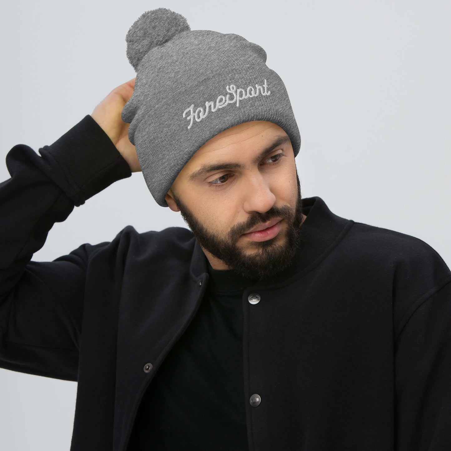 Fore Sport Script Pom-Pom Beanie