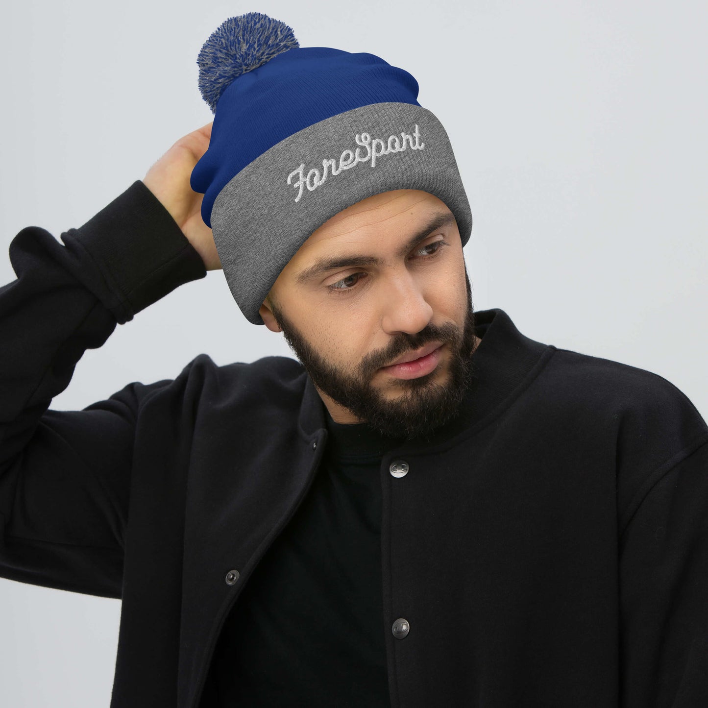 Fore Sport Script Pom-Pom Beanie