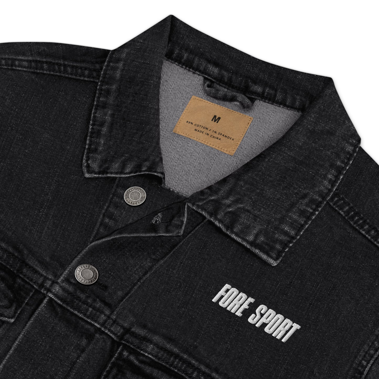 Fore Sport Logo Unisex denim jacket